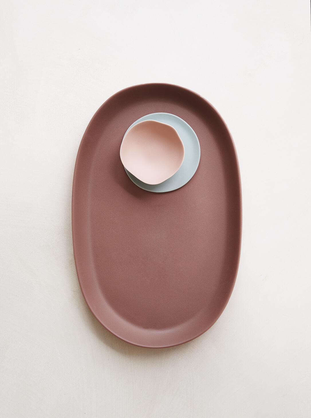 plat ovale xl jardin de maguelone romarin fabricant céramique