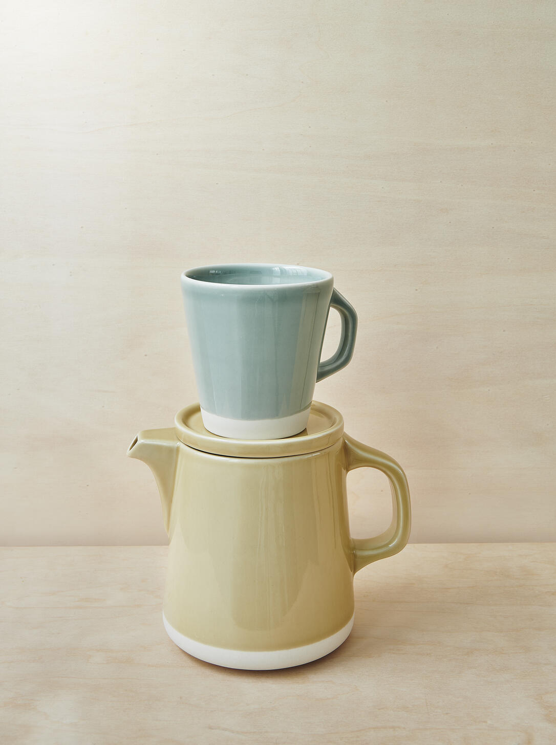 mug cantine vert argile fabricant céramique